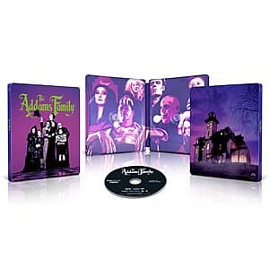 The Addams Family Steelbook (4K UHD) $20