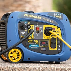 (Refurbished) FIRMAN 3200/4000W 30A Electric Start Dual Fuel Inverter Generator $344 + Free Shipping
