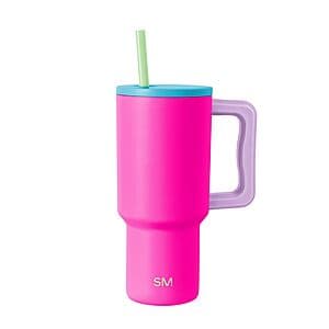 30-Ounce Simple Modern Tumbler w/ Handle & Straw Lid (Multicolor 80s Mix) $10.60
