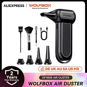 Wolfbox DF100 150000 RPM Cordless Air Blower/Duster $43 + Free S&H
