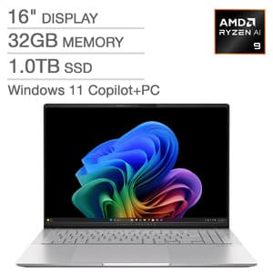 Costco Members: ASUS Vivobook S 16: 16" 3.2K OLED, Ryzen AI 9 365, 32GB RAM, 1TB SSD $915