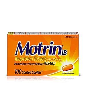 100-Count Motrin IB Ibuprofen 200mg Tablets $4.05 w/ Subscribe & Save
