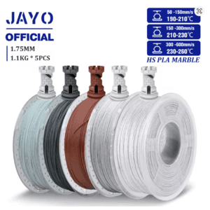 5-Pack 1.1kg JAYO Marble PLA 1.75mm 3D Printer Filament Rolls (Various Colors) $47.50 or less + Free Shipping