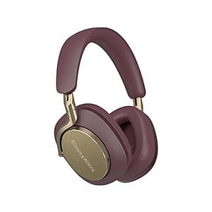 Bowers & Wilkins Px8 Over-Ear Wireless ANC Headphones (Royal Burgundy) $399 + Free Shipping w/ Amazon Prime