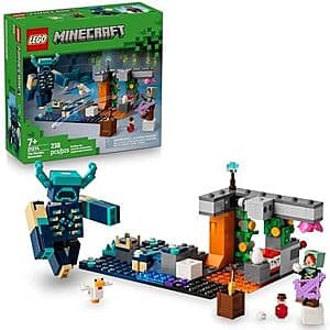 238-Pc LEGO Minecraft The Warden Encounter Building Toy Set $14
