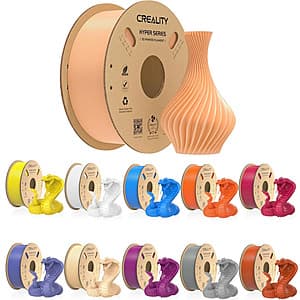 1kg 1.75mm Creality Hyper High Speed PLA 3D Printer Filament (Various Colors) 10 for $86.35 + Free S&H