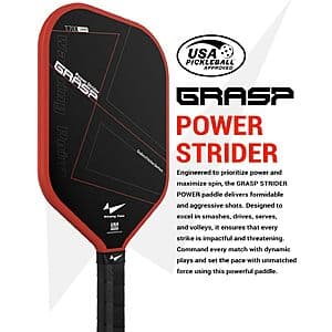 Warping Point T700 Carbon Fiber Pickleball Racket Paddle (various sizes) $20