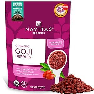 8-Oz Navitas Organics Goji Berries $6 w/ Subscribe & Save