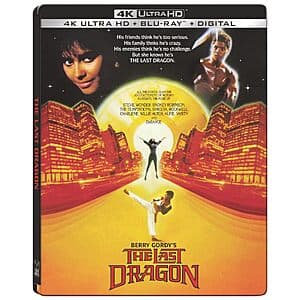 Berry Gordy’s The Last Dragon 4K UHD SteelBook (4K Ultra HD + Blu-ray + Digital) $16.35