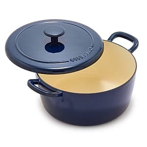 5.5-Qt Bobby Flay Cast Enamel Dutch Oven (Oxford Blue) $33 + Free Shipping