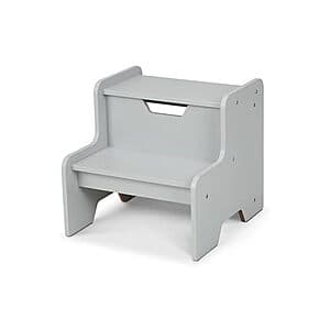 14" Melissa & Doug Kids' Wooden Step Stool (Gray, 100-Lb Capacity) $18 + Free S/H w/ Prime