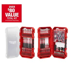 100-Piece Milwaukee Shockwave Impact-Duty Alloy Steel Screw Driver Bit Set $30 + Free S/H