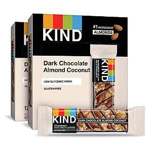 24-Count 1.4-Oz KIND Nut Bars (Dark Chocolate Almond Coconut) $17.90 w/ S&S + Free Shipping w/ Prime or on $35+