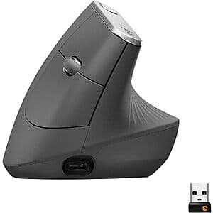 Logitech MX Vertical Advanced Ergonomic Mouse (Graphite) $66.50 + Free Shipping