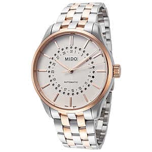 40mm Mido Belluna II Men's Automatic Stainless Steel Watch (Silver / Rose Gold) $296.65 + Free Shipping