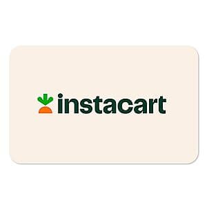 $100 Instacart eGift Card $90
