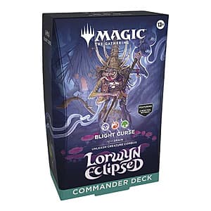 Sealed Magic the Gathering Lorwyn Eclipsed deck box with card game branding and product artwork.