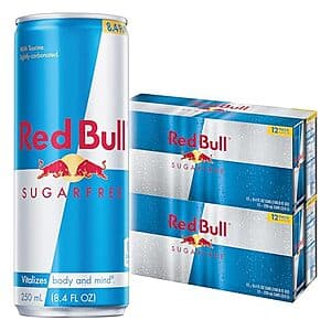 24-Pk 8.4-Oz Red Bull Sugar Free Energy Drink $25.45 w/ S&S