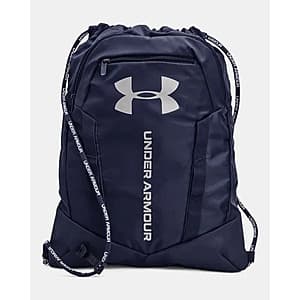 20L Under Armour UA Undeniable Sackpack (Midnight Navy / Metallic Silver) $7.60 + Free Shipping