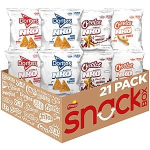 21-Pk Simply NKD Snack Variety Pack $9.75