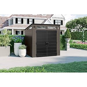 7' x 7' Suncast Modernist Lean-to Resin Storage Shed (Gray, Floor Included) $665 + Free Store Pickup