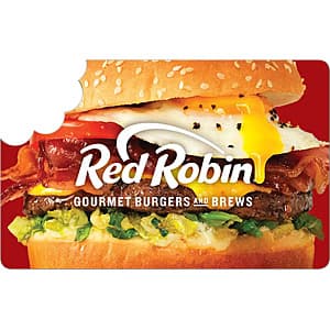 $25 Red Robin eGift Card (Email Delivery) $20