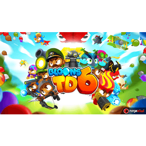 Collection of mobile game app icons from Google Play Store featuring Bloons TD 6, Incredibox, Dungeon Clawler, SpongeBob SquarePants, and Earn to Die.