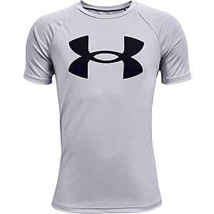 Under Armour Boys' Tech Hybrid Printed Fill Short-Sleeve T-Shirt (various) from $8.40