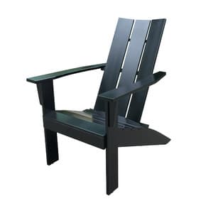 Mainstays Wood Modern Adirondack Chair (Black or Natural) 2-Pk $60 or $35 each + Free Shipping