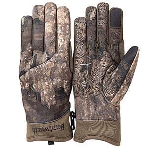 Select Locations: Huntworth Men's Gunner Hunting Gloves (RealTree Timber, L/XL) $4.20