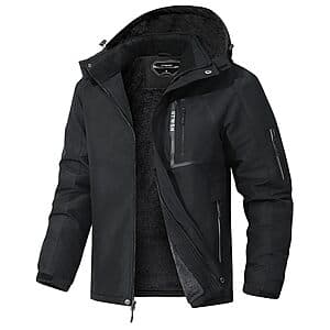 UTWGN Men's Waterproof Insulated Ski Jacket w/ Detachable Hood $20 + Free S&H
