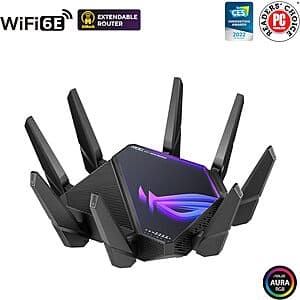 ASUS ROG Rapture WiFi 6E Quad-Band Gaming Router $285 + Free Shipping