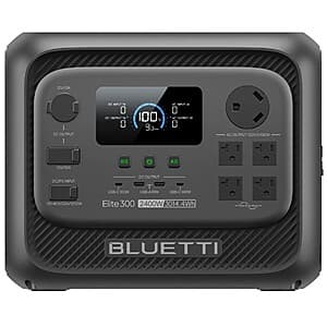 Bluetti Elite 300 2400W/3014Wh LiFePO4 Portable Power Station $1011 + Free S&H