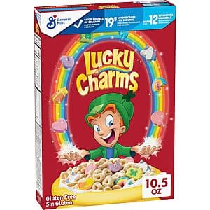 10.5-Oz Lucky Charms Breakfast Cereal w/ Marshmallows 2 for $2.55 w/ Subscribe & Save