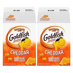 2-Pack 27.3-Oz Pepperidge Farm Goldfish Cheddar Crackers $9.30 w/ Subscribe & Save
