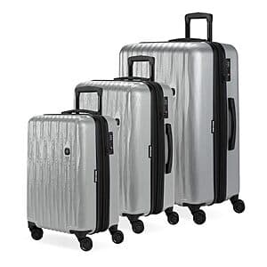 3-Pc SwissGear Energie Hardside Expandable Spinner Luggage (19", 24", 27") $175 + Free S&H
