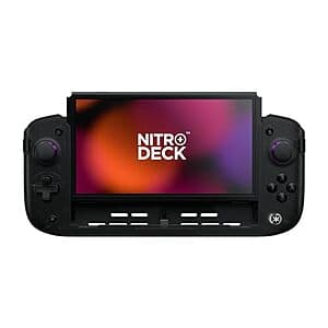 CRKD Nitro Deck+ Handheld Pro Controller for Nintendo Switch (Clear Black Edition) $45 + Free Shipping