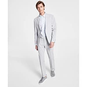 2-Piece Kenneth Cole Reaction Men's Slim-Fit Suit (Silver) $70 + Free Shipping