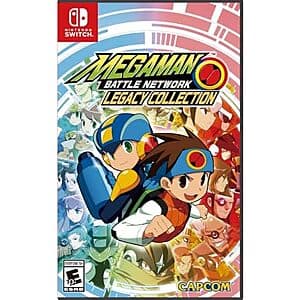 10-Game Mega Man Battle Network Legacy Collection (Nintendo Switch) $21.45