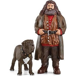 2-Piece Schleich Harry Potter: Hagrid & Fang the Dog Figurines $8.20