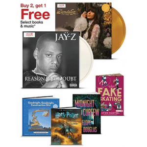Target: Select Books & Music B2G1 Free + Free Pickup
