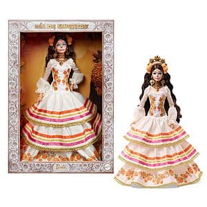 Barbie Signature Día De Muertos 2025 Collectible Doll in Ruffled Cream Gown $25