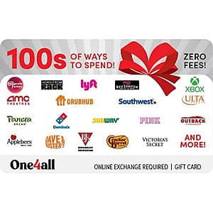 $100 One4all Various Retailer eGift Card (Email Delivery) + $15 Target Promo eGC $100