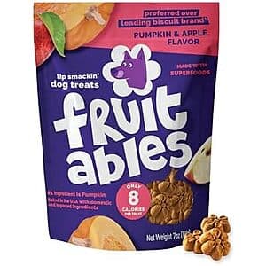 7-Oz Fruitables Baked Dog Treats (Pumpkin and Apple) 2 for $3.60 w/ Subscribe & Save