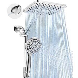 2-in-1 MakeFit Dual Handheld Shower Head Combo w/ 10 Modes (Chrome) $29 + Free S&H