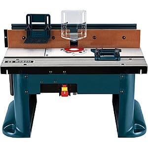 27" x 18" Bosch 15-Amp Adjustable MDF Router Table $198.70 + Free Shipping