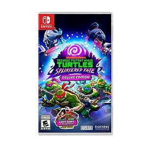 Teenage Mutant Ninja Turtles: Splintered Fate Deluxe Edition (Nintendo Switch) $19.95