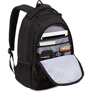 SwissGear 1186 Bungee Backpack (Black, up to 13" laptop) $29