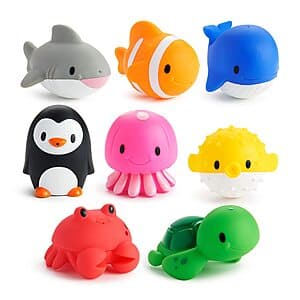 8-Pk Munchkin Baby Bath Toy Squirts for Babies and Toddlers $1.30