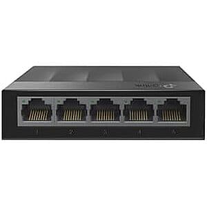 5-Port TP-Link LS1005G Litewave Gigabit Ethernet Switch $8